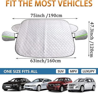 Magnetic Car Windshield Snow Shield Four Seasons Car Cover Front Window anti UV Frost Protection Snow Cover Sunshade