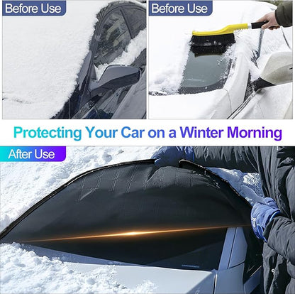 Magnetic Car Windshield Snow Shield Four Seasons Car Cover Front Window anti UV Frost Protection Snow Cover Sunshade