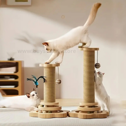 Premium Vertical Cat Play and Scratching Post