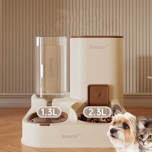 PawNourish Automatic Pet-Cat Feeder and Water Dispenser with Large Capacity