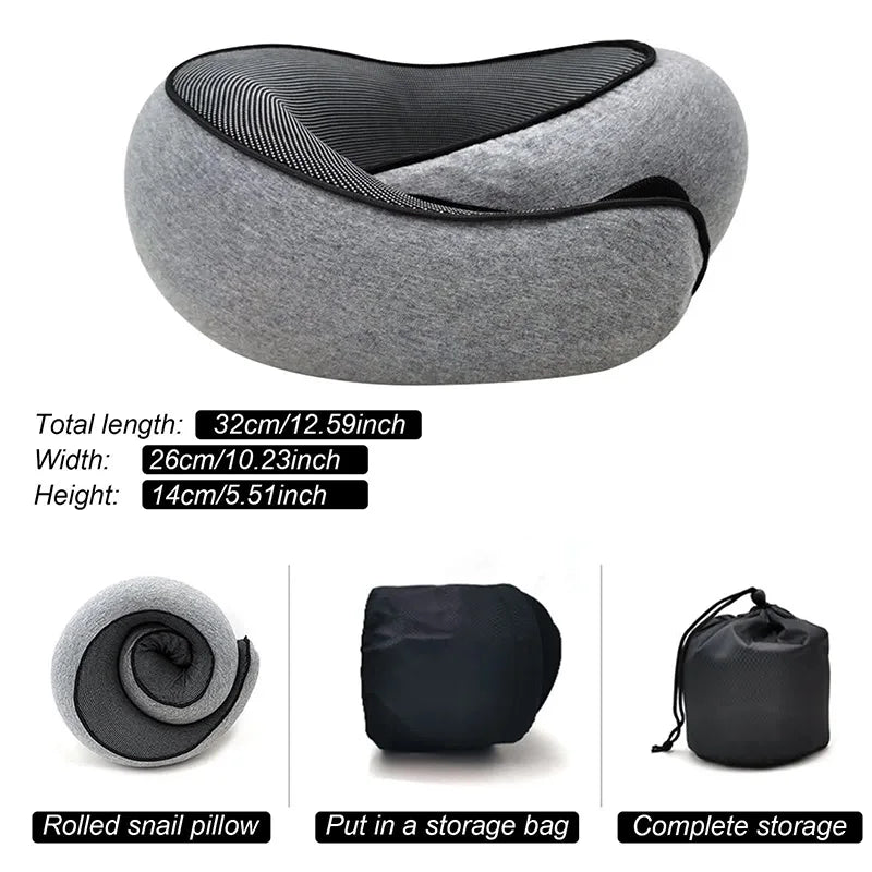 Revilo™ Memory Travel Neck Pillow  on the Go