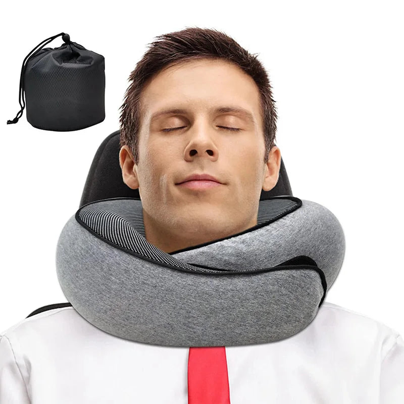 Revilo™ Memory Travel Neck Pillow  on the Go