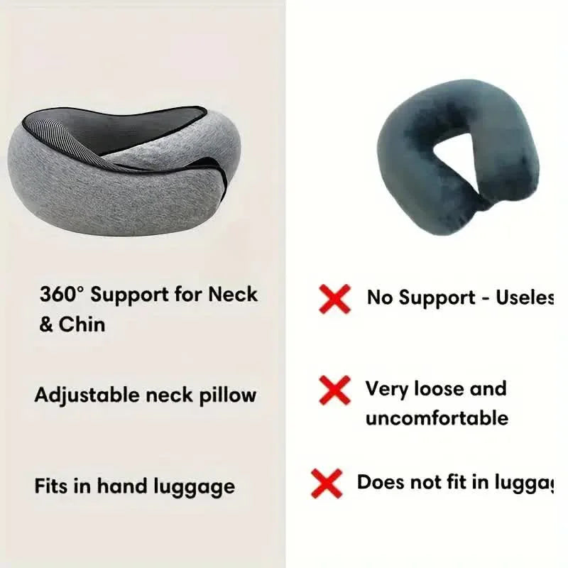 Revilo™ Memory Travel Neck Pillow  on the Go