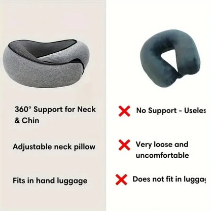 Revilo™ Memory Travel Neck Pillow  on the Go