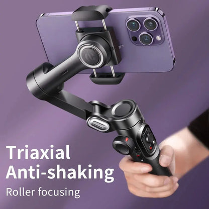 Foldable  Anti-Shake Video and Vlog Stabilizer for All Smart Phones Handheld 3-Axis