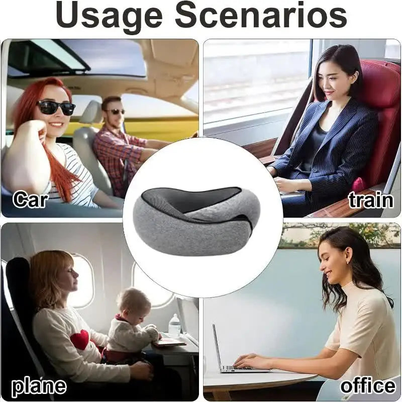 Revilo™ Memory Travel Neck Pillow  on the Go