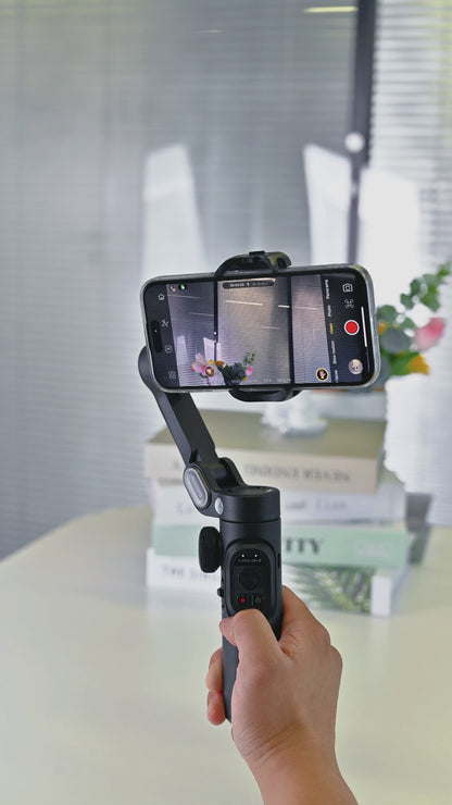 Foldable  Anti-Shake Video and Vlog Stabilizer for All Smart Phones Handheld 3-Axis